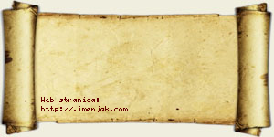 Jadranka Vlahović vizit kartica